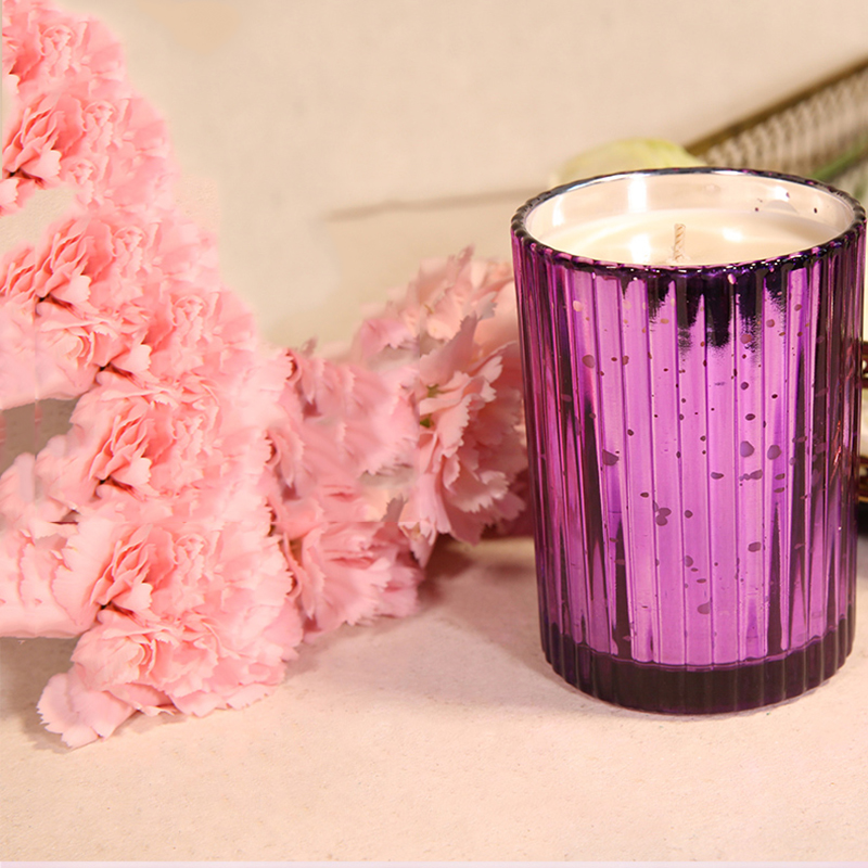 Own brand name design private label wholesale lavender scented candle for home decor
